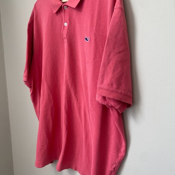 Vineyard Vines Mens Size XXL Golf Classic Short Sleeve Cotton Polo Shirt in Pink - Picture 11 of 16